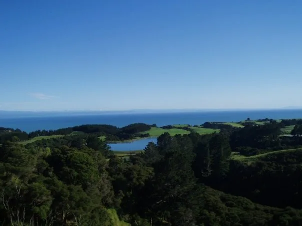 Cape Kidnappers golf course on the rolling coastal headland